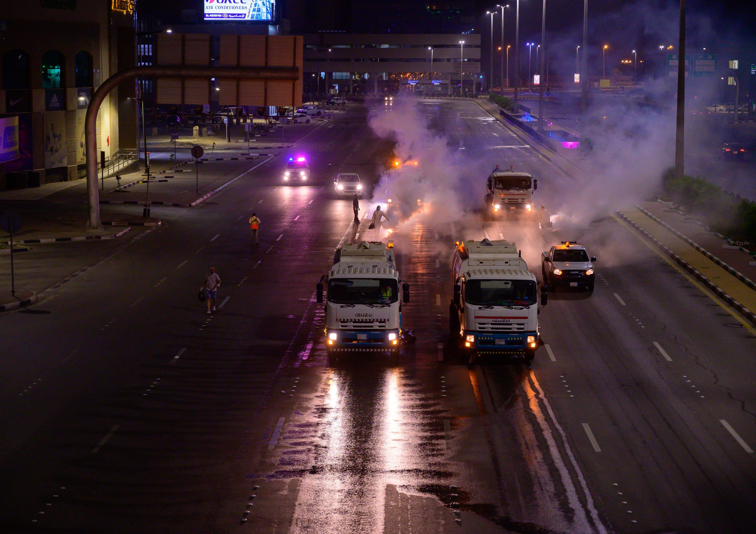 Road Sanitizing Operations In Full Swing – Axis Inspection Contracting JSC